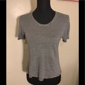 Reformation Striped Cropped Top size Medium